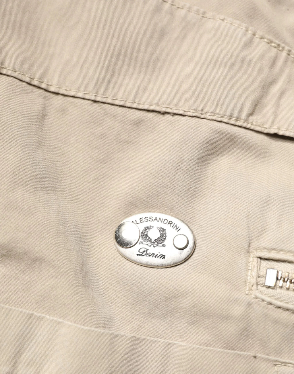 Daniele Alessandrini Beige Cotton Mid Waist Straight Men Denim Jeans - Zeiniez