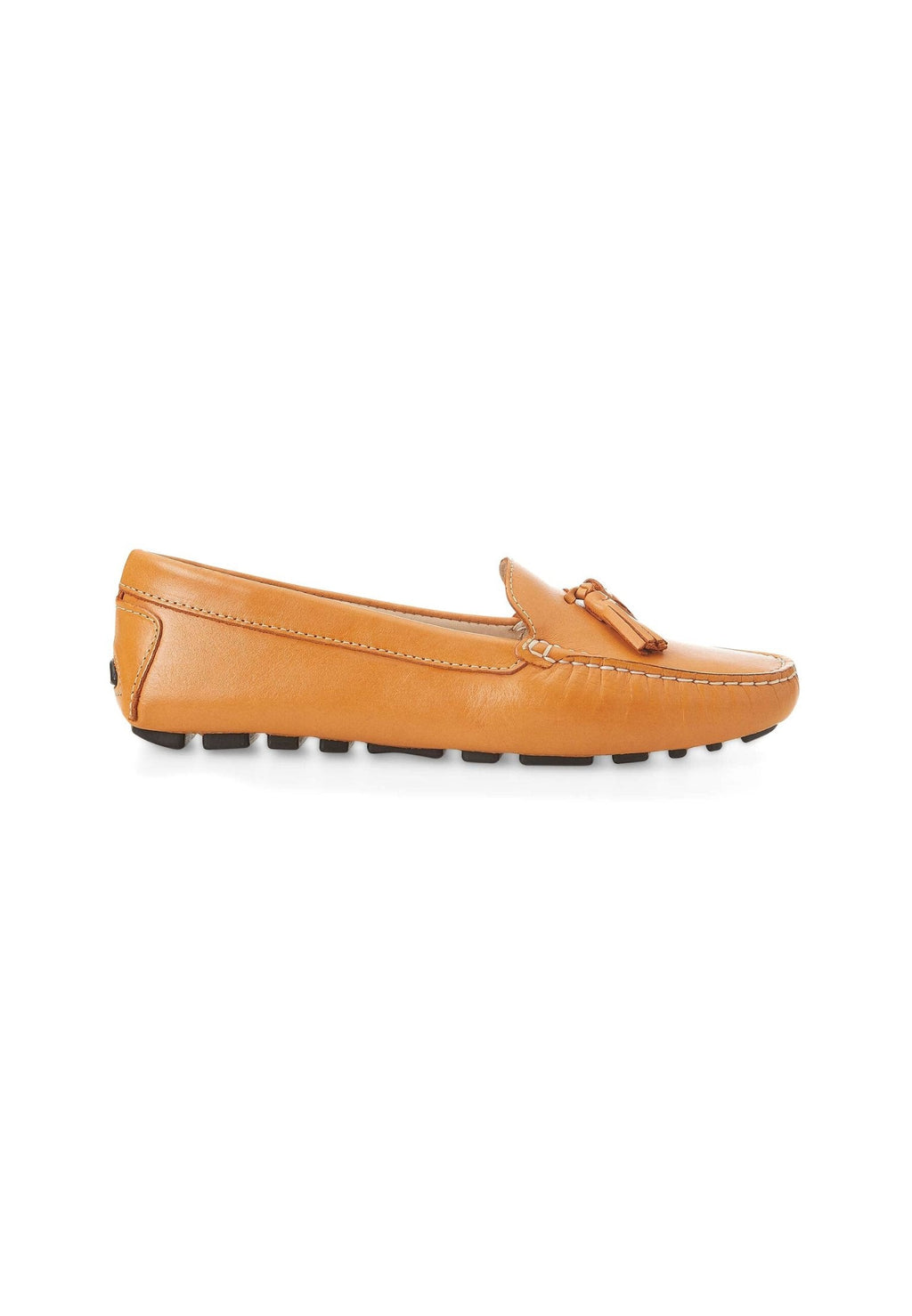 Mangará Atelier Brown Calf Leather Loafers – Women’S Driving Moccasins With Tassel Detail Mangará Atelier