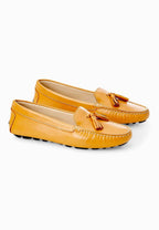Mangará Atelier Brown Calf Leather Loafers – Women’S Driving Moccasins With Tassel Detail Mangará Atelier