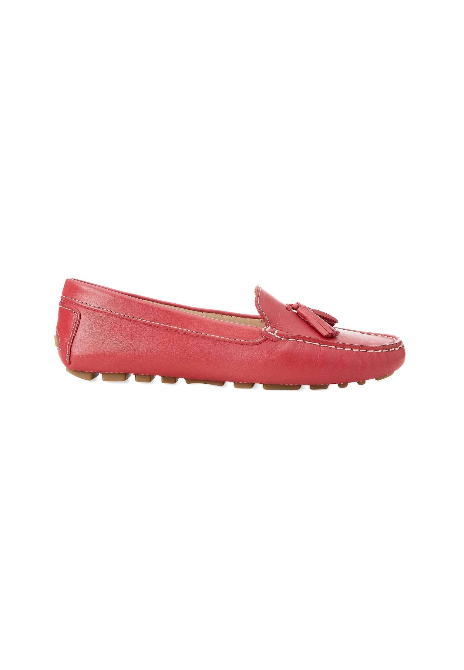 Mangará Atelier PINK Calf Leather Loafers – Women’S Driving Moccasins With Tassel Detail Mangará Atelier