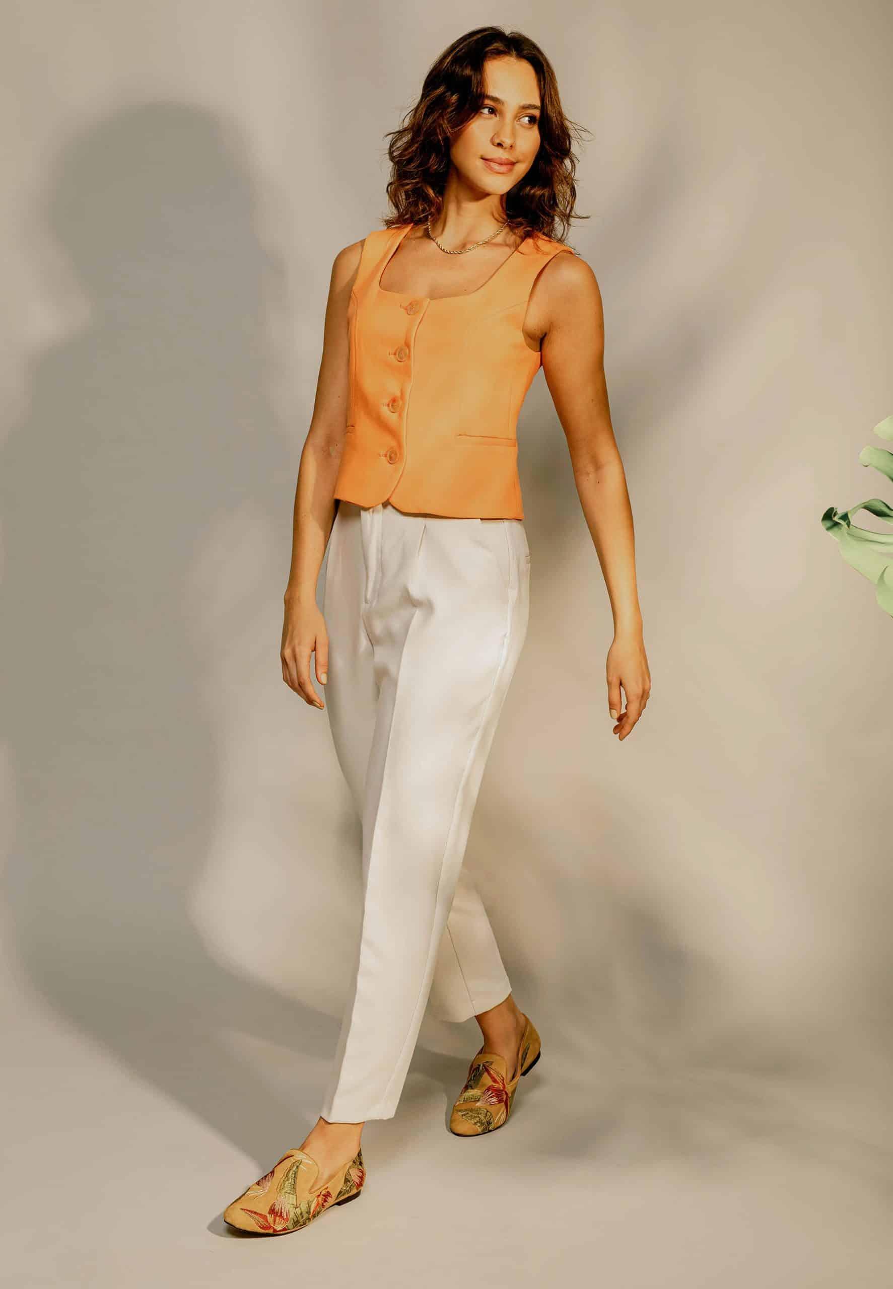 Mangará Atelier Yellow Suede Embroidered Loafers – Elegant Women’S Flat Shoes Mangará Atelier