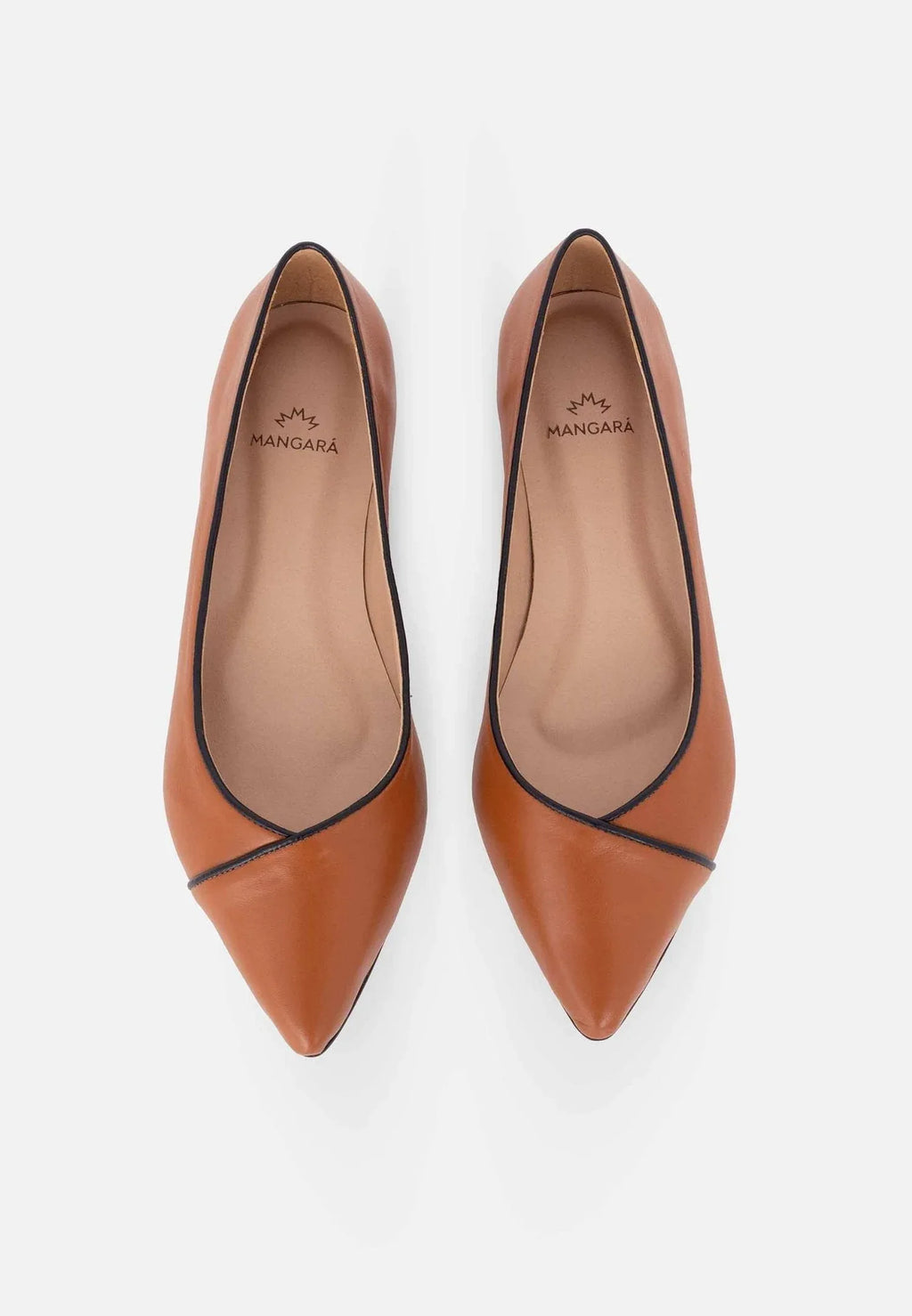 Mangará Atelier Blue Leather Ballerinas – Elegant Women’S Flat Shoes With Low Heel - Zeiniez