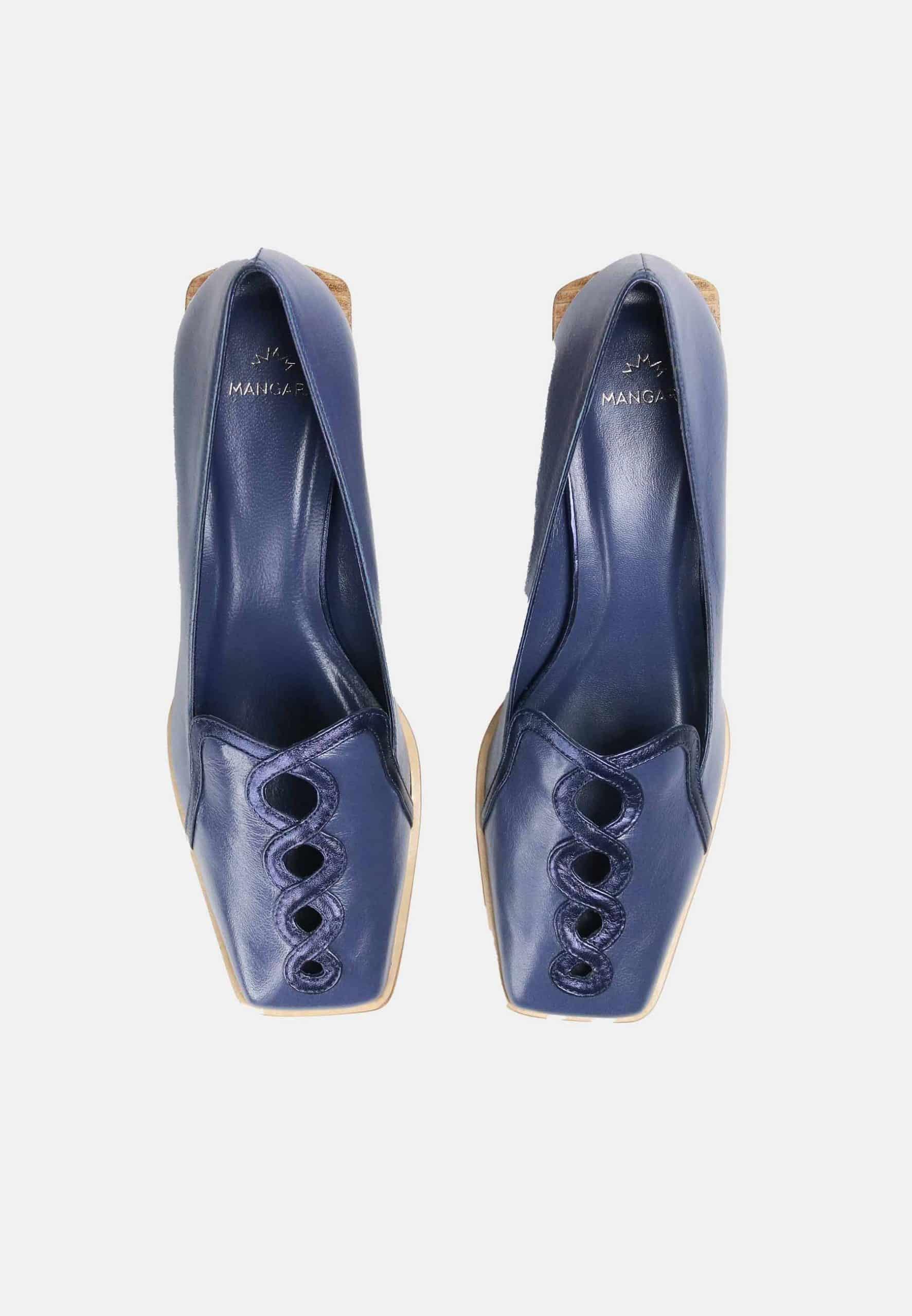 Mangará Atelier Handcrafted Blue Leather Loafers – Timeless Style & Everyday Comfort Mangará Atelier
