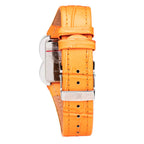 Laura Biagiotti Orange Leather Bracelet Watch
