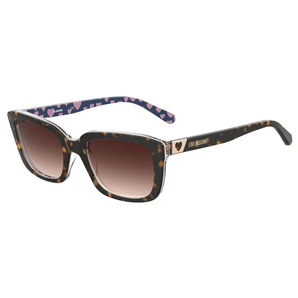 Love Moschino Brown Acetate Sunglasses - Zeiniez