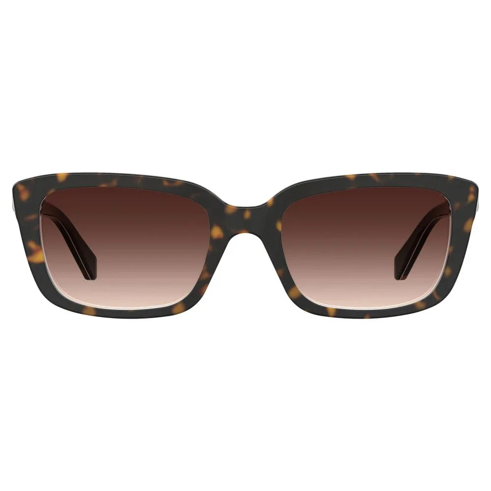 Love Moschino Brown Acetate Sunglasses - Zeiniez