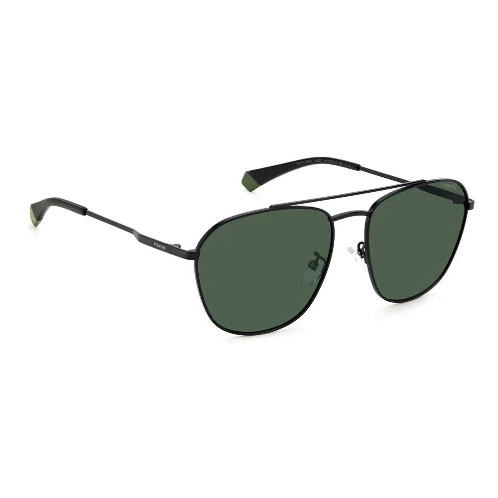 Polaroid Black Stainless Steel Sunglasses - Zeiniez