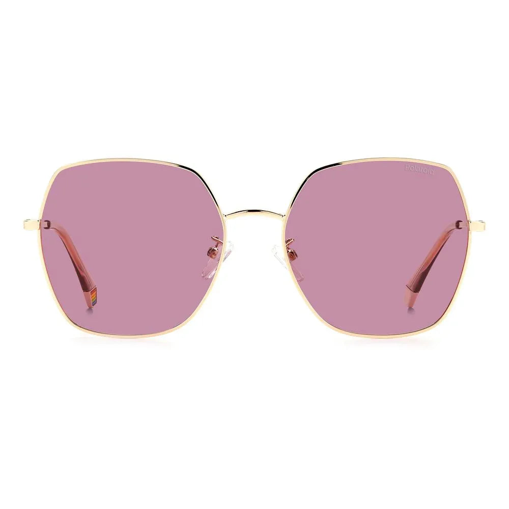 Polaroid Rose Gold Stainless Steel Sunglasses - Zeiniez