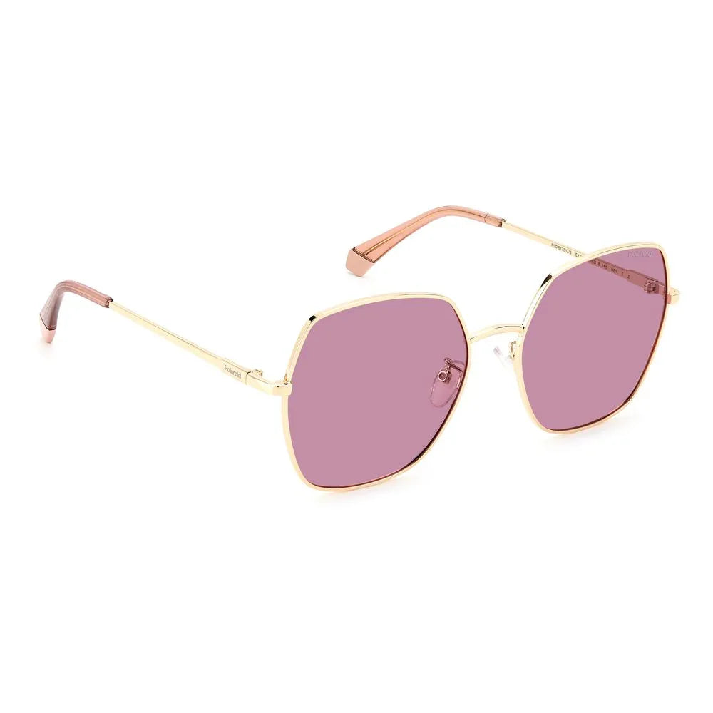Polaroid Rose Gold Stainless Steel Sunglasses - Zeiniez