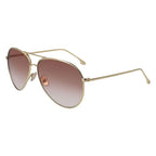Victoria Beckham Gold Metal Sunglasses - Zeiniez