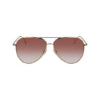 Victoria Beckham Gold Metal Sunglasses - Zeiniez