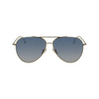 Victoria Beckham Gold Metal Sunglasses - Zeiniez