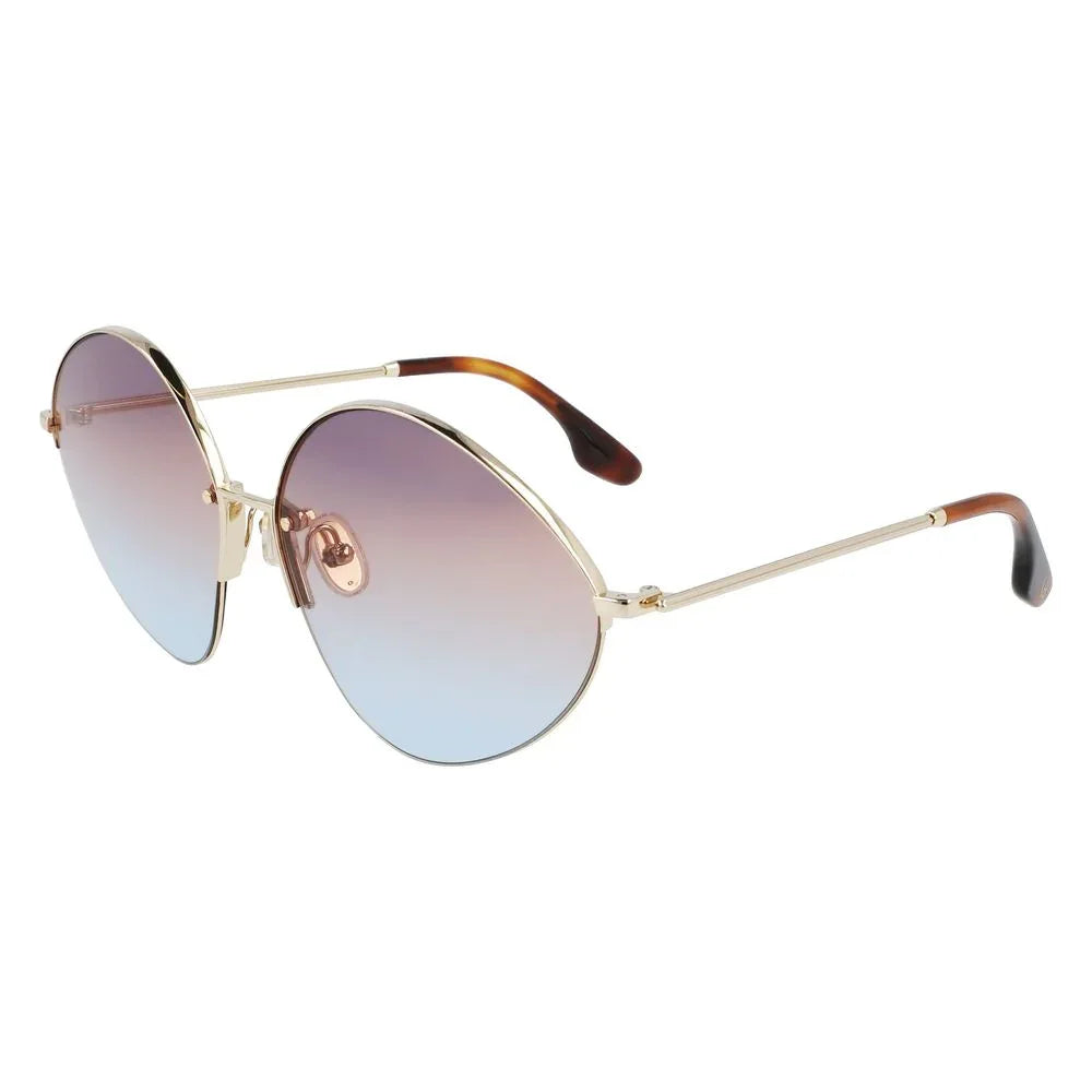 Victoria Beckham Gold Metal Sunglasses - Zeiniez