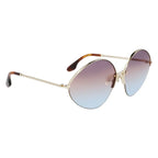 Victoria Beckham Gold Metal Sunglasses - Zeiniez