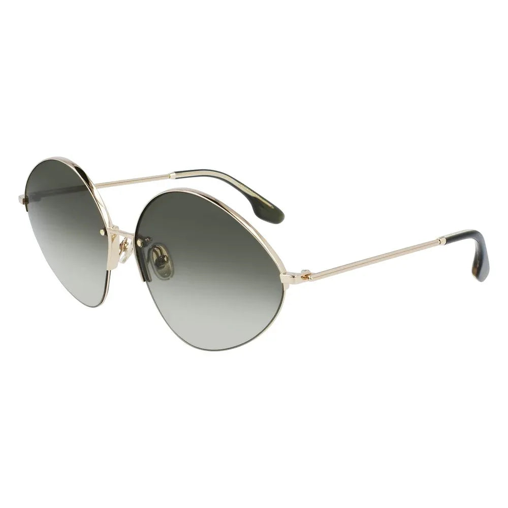 Victoria Beckham Gold Metal Sunglasses - Zeiniez