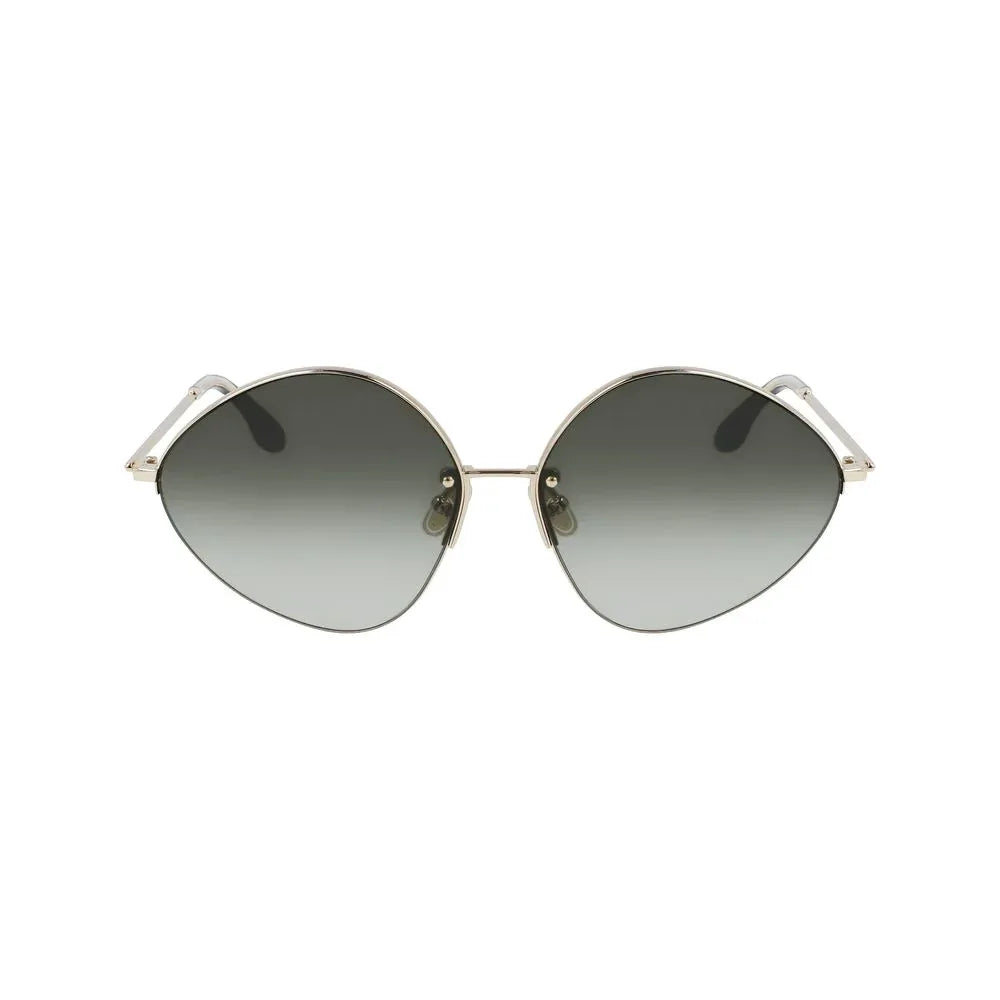 Victoria Beckham Gold Metal Sunglasses - Zeiniez