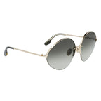 Victoria Beckham Gold Metal Sunglasses - Zeiniez