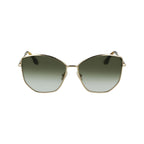 Victoria Beckham Gold Metal Sunglasses Victoria Beckham