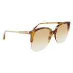 Victoria Beckham Brown Acetate Sunglasses - Zeiniez