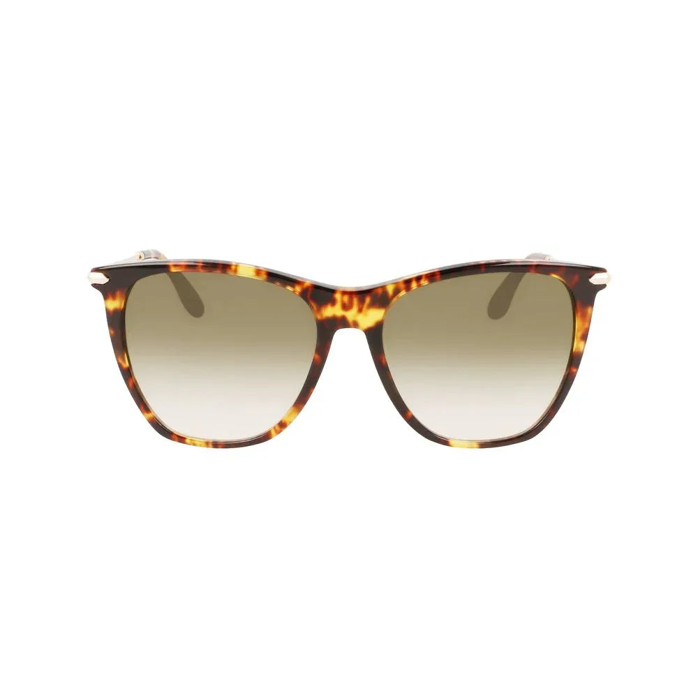 Victoria Beckham Brown Acetate Sunglasses - Zeiniez