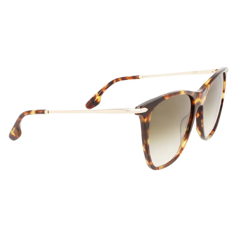 Victoria Beckham Brown Acetate Sunglasses - Zeiniez
