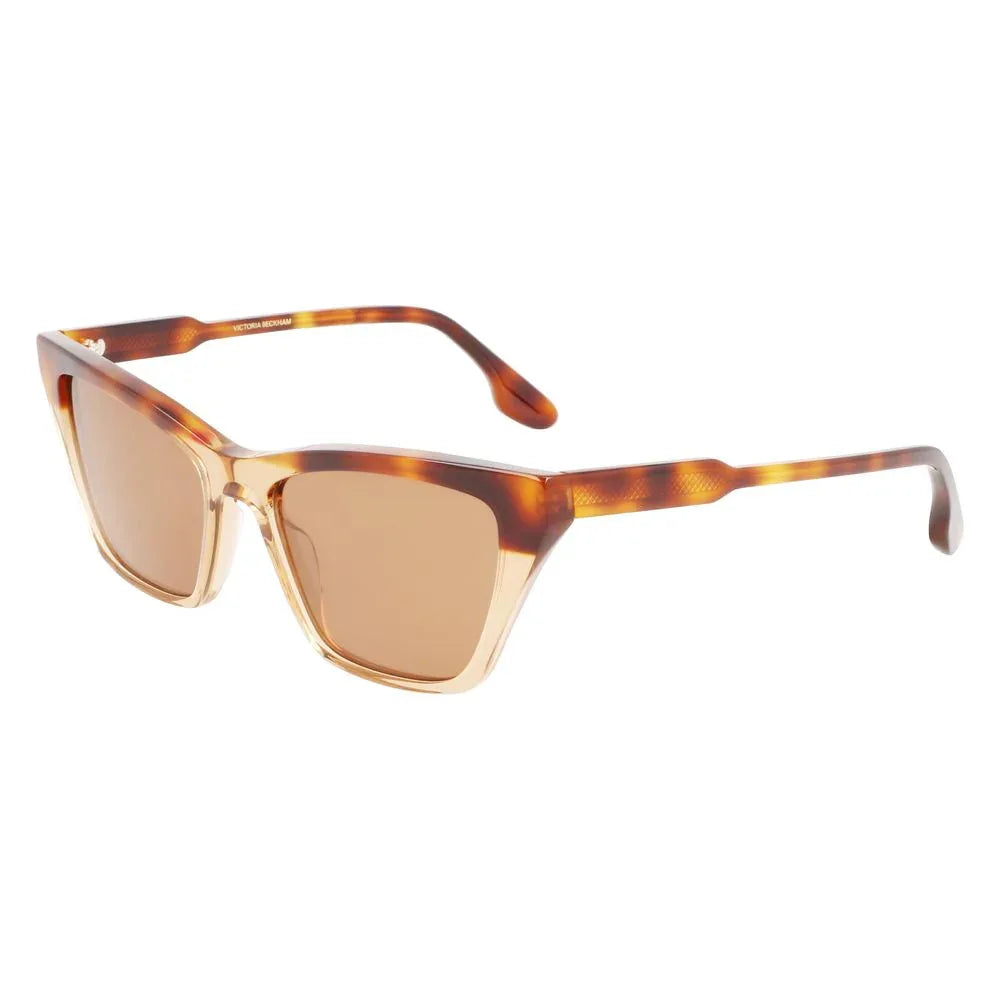 Victoria Beckham Brown Acetate Sunglasses - Zeiniez