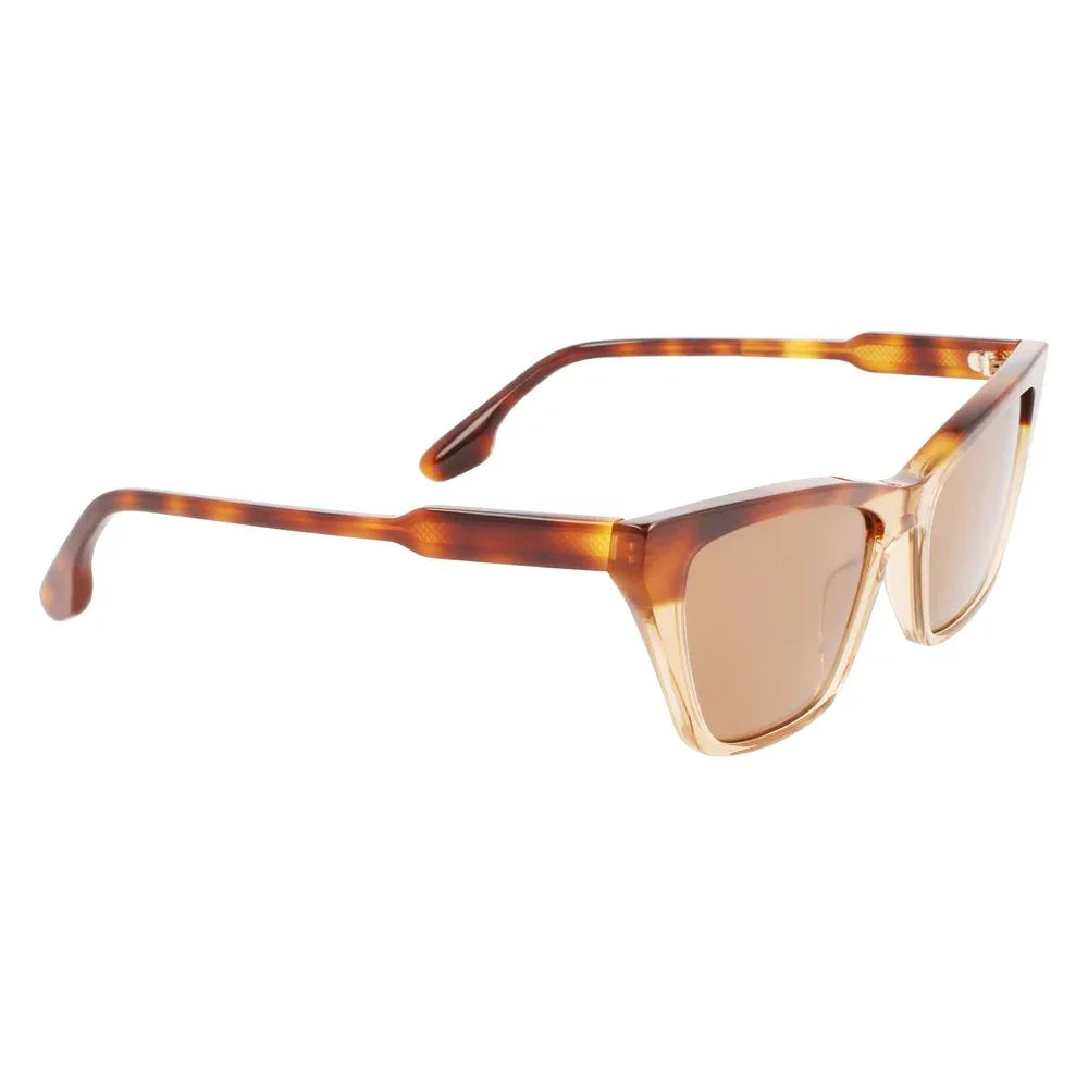 Victoria Beckham Brown Acetate Sunglasses - Zeiniez