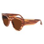 Victoria Beckham Brown Acetate Sunglasses - Zeiniez