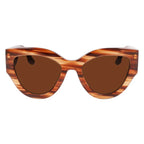 Victoria Beckham Brown Acetate Sunglasses - Zeiniez