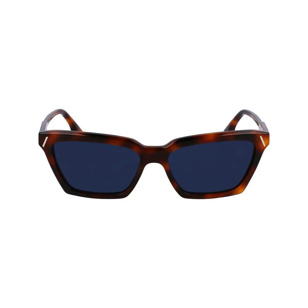 Victoria Beckham Brown Acetate Sunglasses - Zeiniez