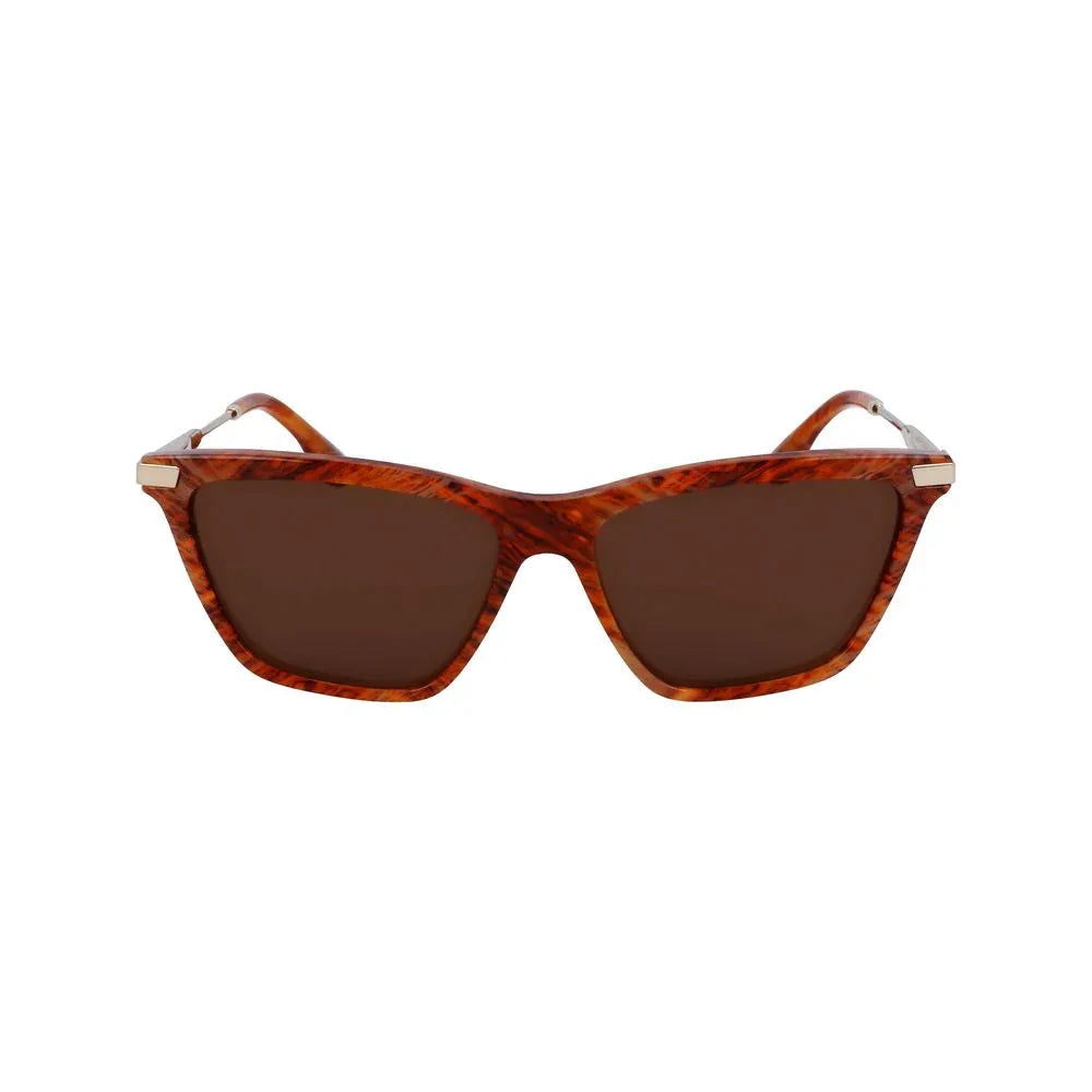 Victoria Beckham Brown Acetate Sunglasses - Zeiniez