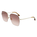 Victoria Beckham Gold Metal Sunglasses - Zeiniez