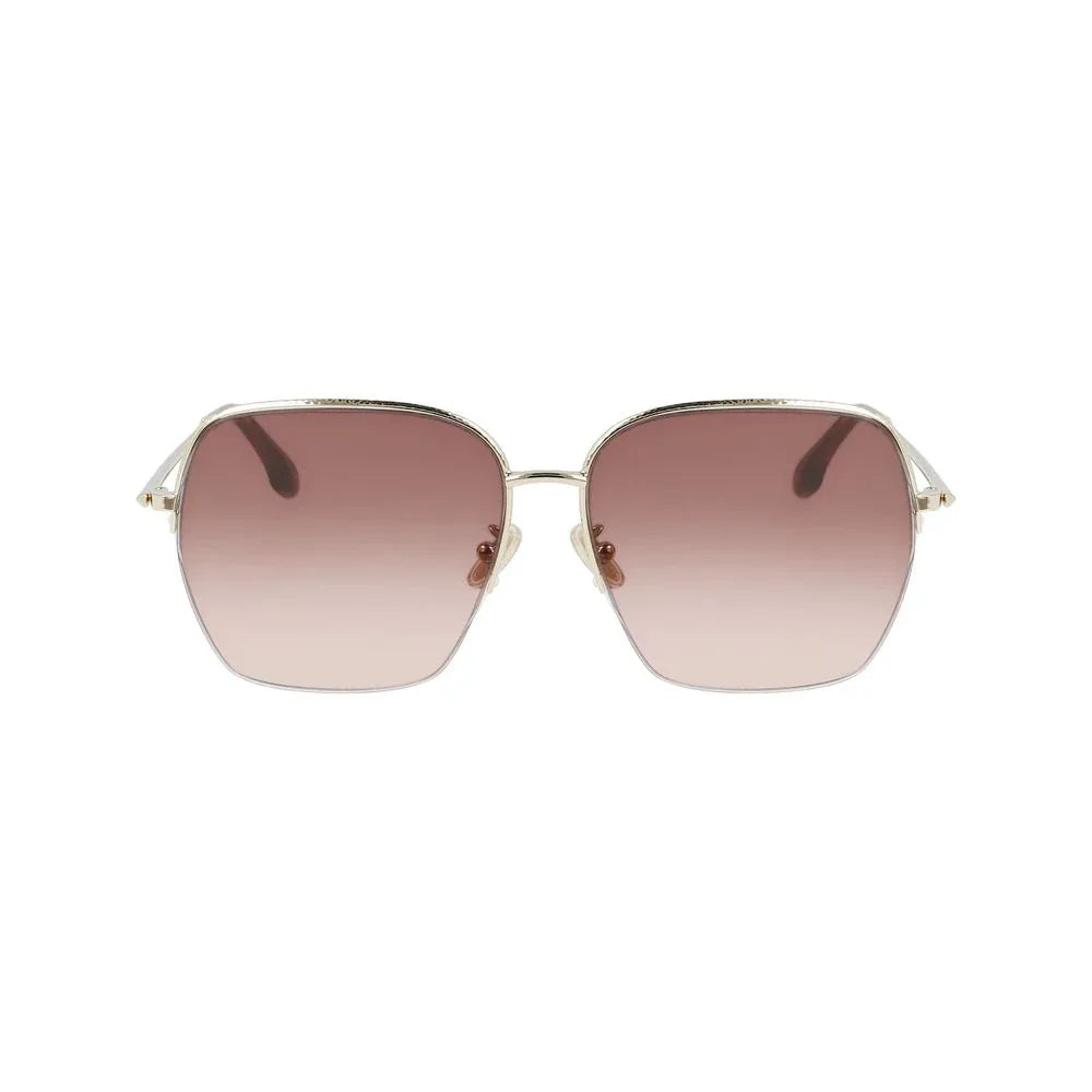 Victoria Beckham Gold Metal Sunglasses - Zeiniez