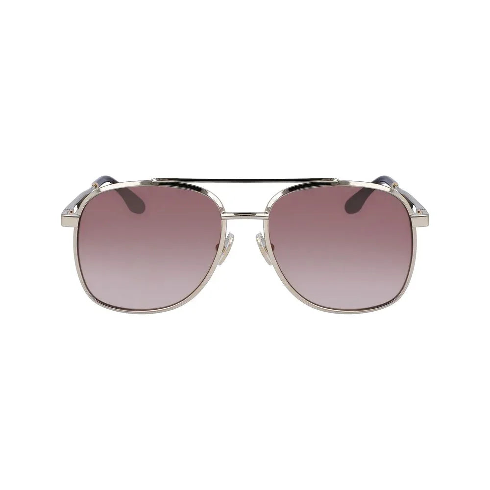 Victoria Beckham Gold Metal Sunglasses - Zeiniez