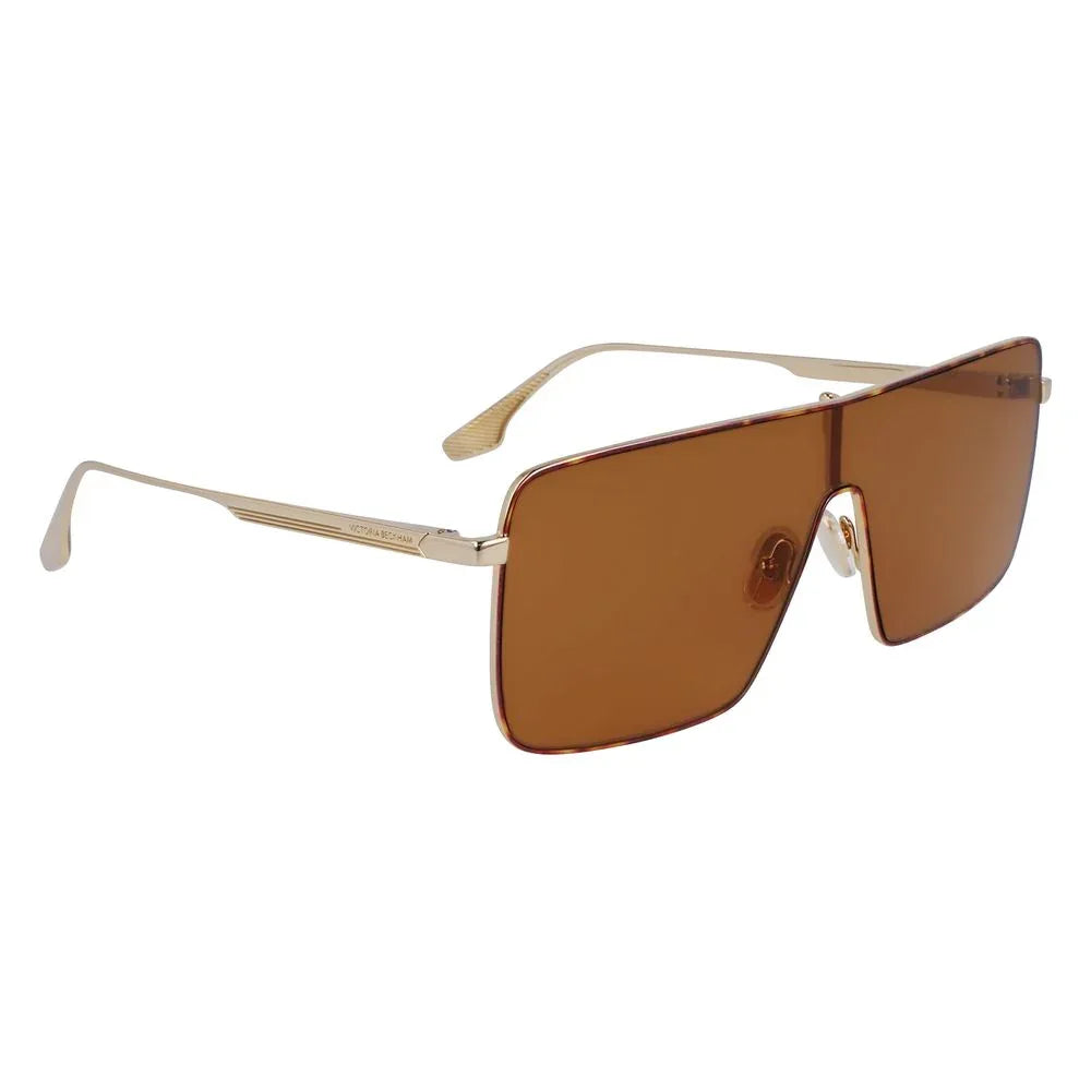 Victoria Beckham Gold Metal Sunglasses - Zeiniez