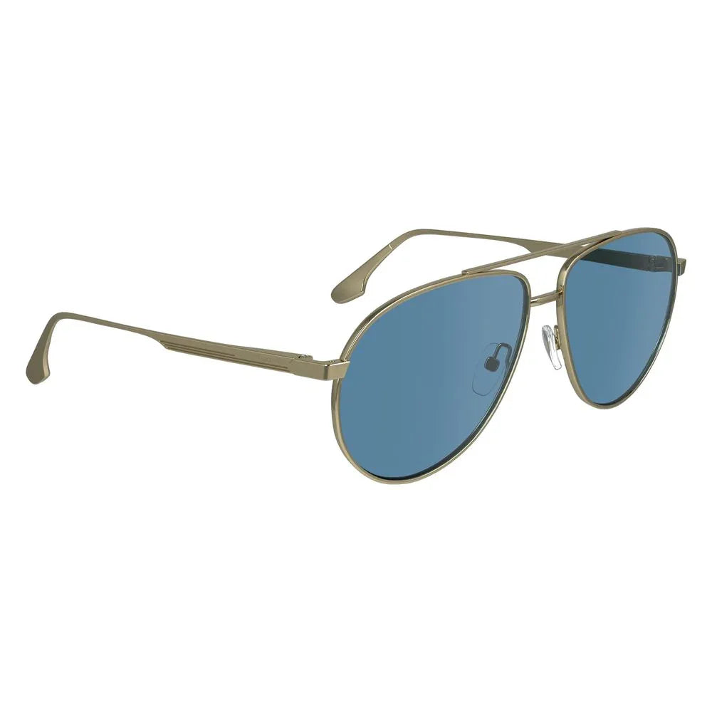 Victoria Beckham Gold Metal Sunglasses - Zeiniez
