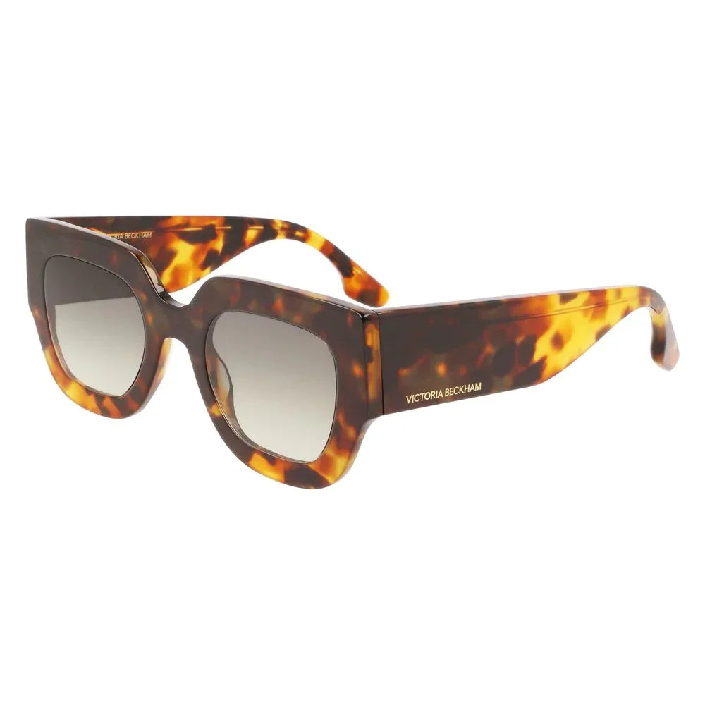 Victoria Beckham Brown Acetate Sunglasses - Zeiniez