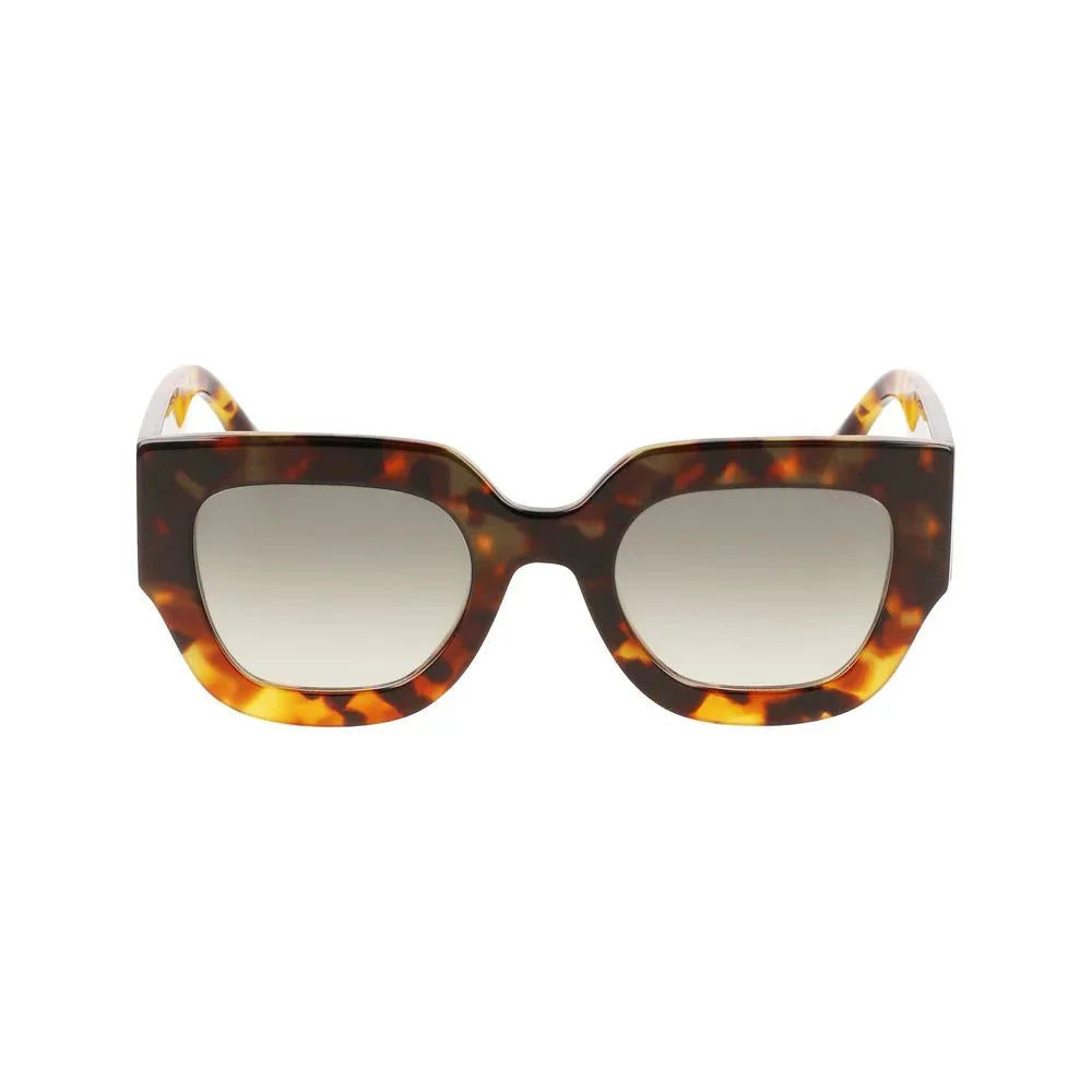 Victoria Beckham Brown Acetate Sunglasses - Zeiniez