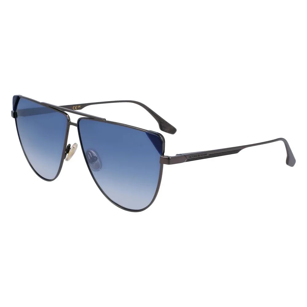 Victoria Beckham Blue Metal Sunglasses - Zeiniez