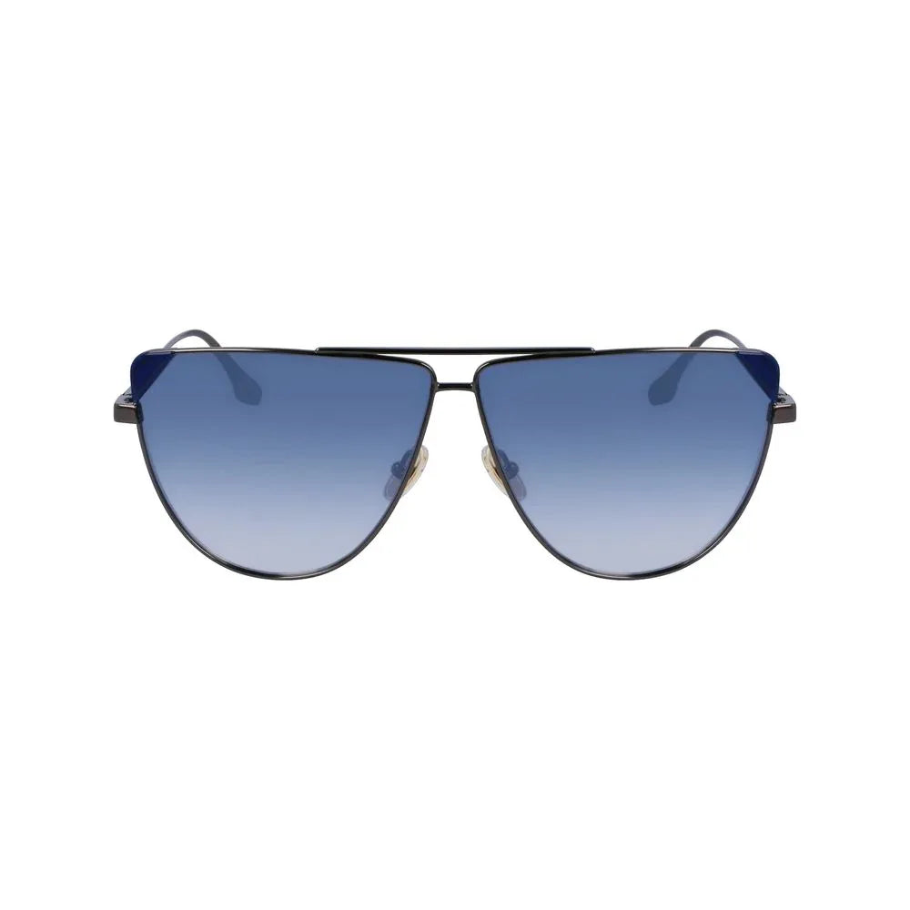 Victoria Beckham Blue Metal Sunglasses - Zeiniez