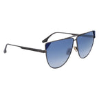 Victoria Beckham Blue Metal Sunglasses - Zeiniez