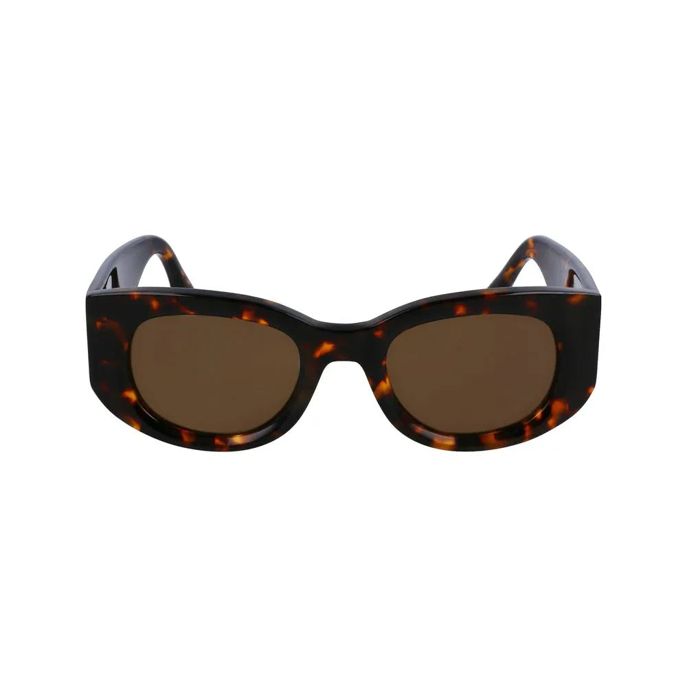 Victoria Beckham Brown Acetate Sunglasses - Zeiniez