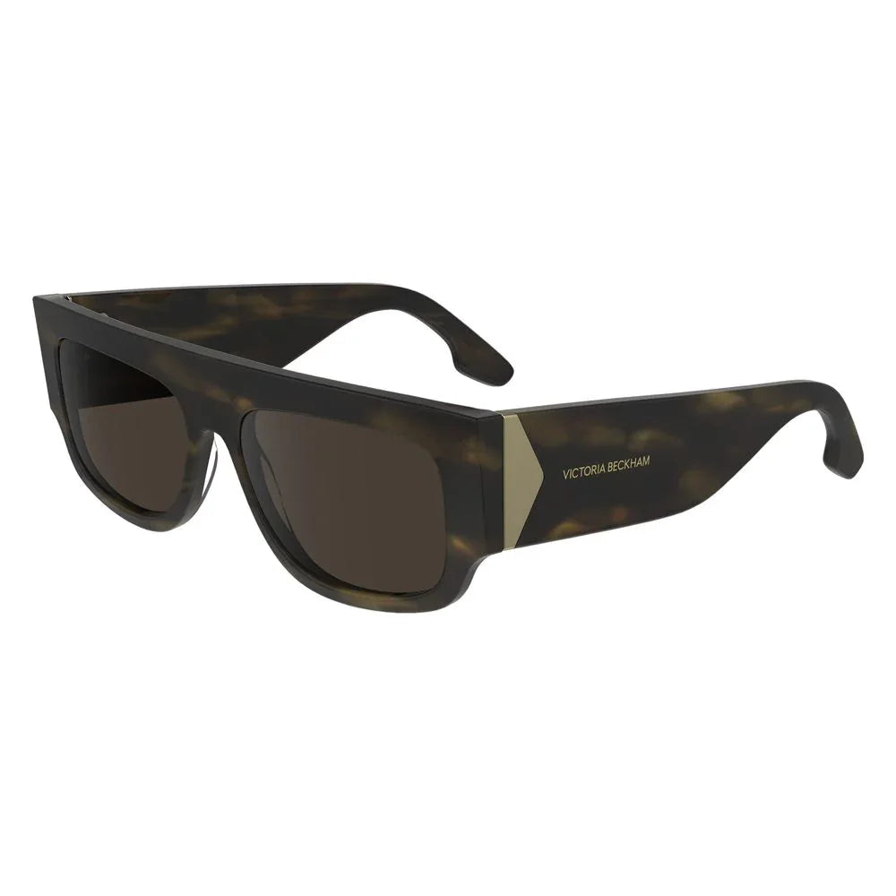 Victoria Beckham Brown Acetate Sunglasses - Zeiniez