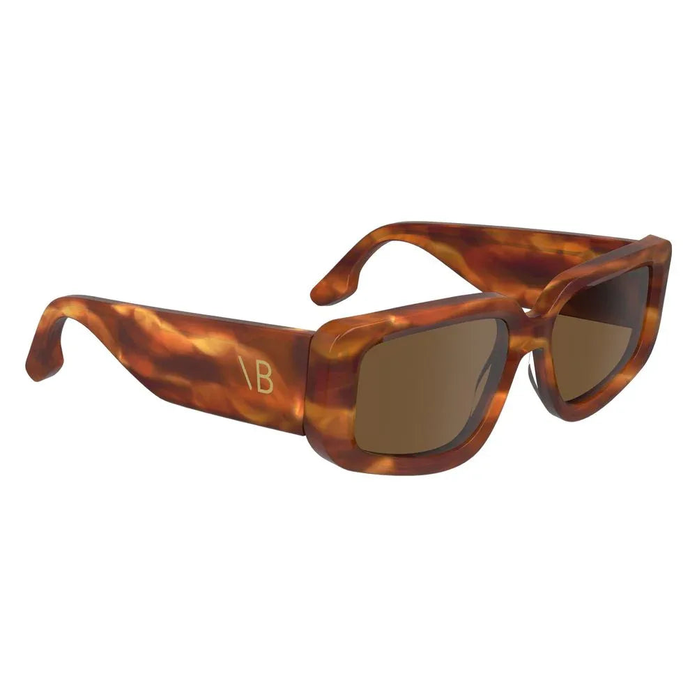 Victoria Beckham Brown Acetate Sunglasses - Zeiniez