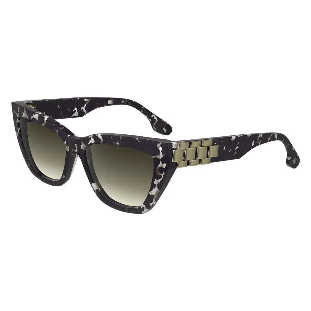 Victoria Beckham Black Acetate Sunglasses - Zeiniez