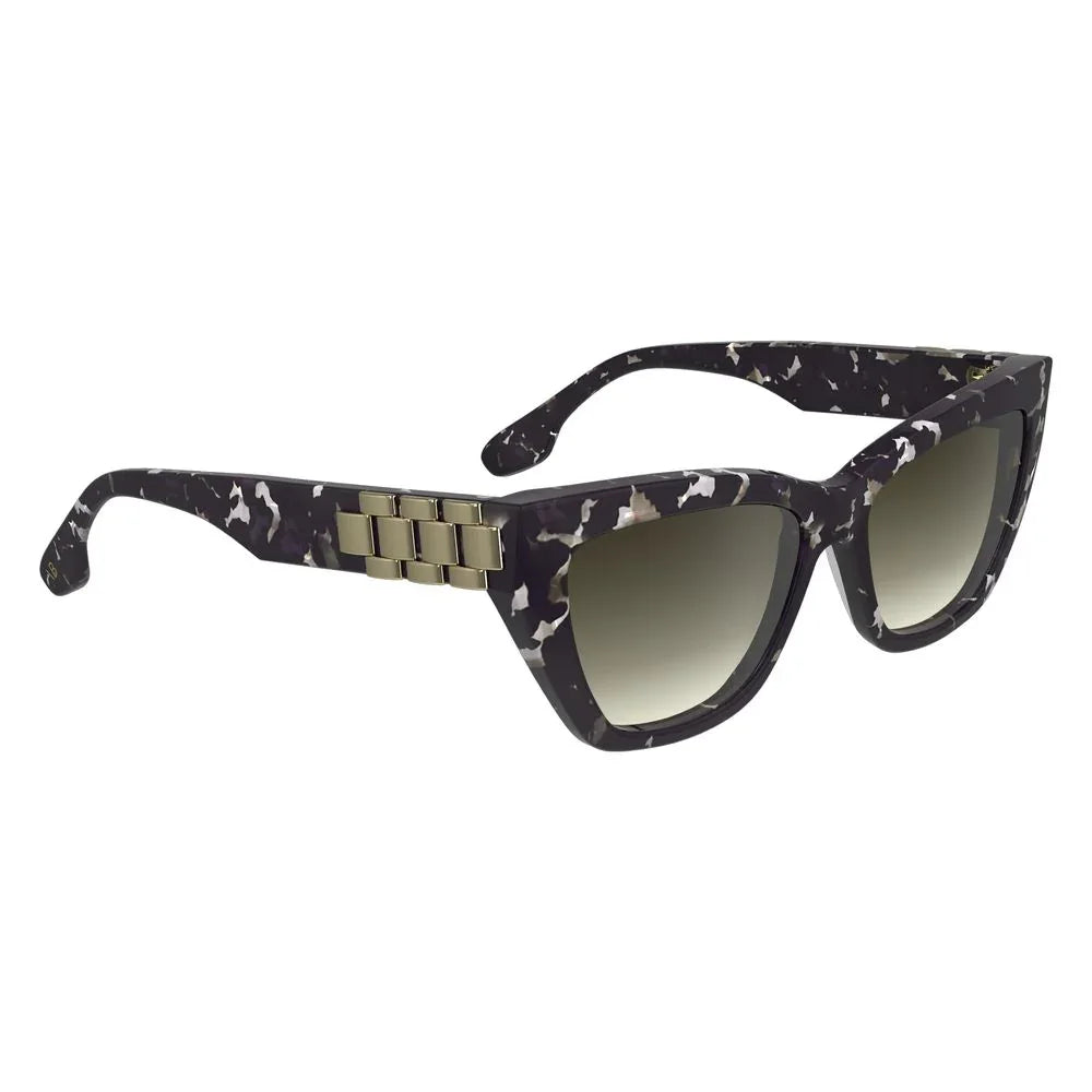 Victoria Beckham Black Acetate Sunglasses - Zeiniez