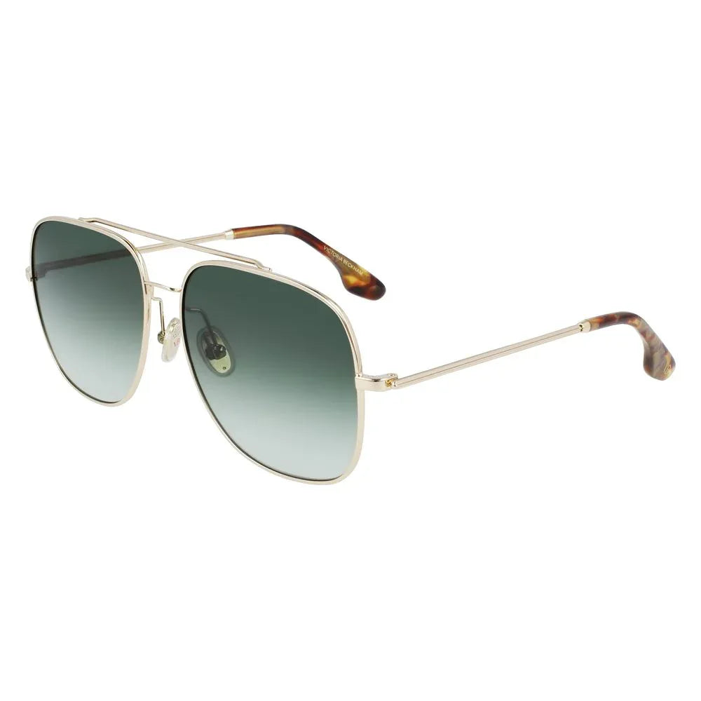 Victoria Beckham Gold Metal Sunglasses - Zeiniez