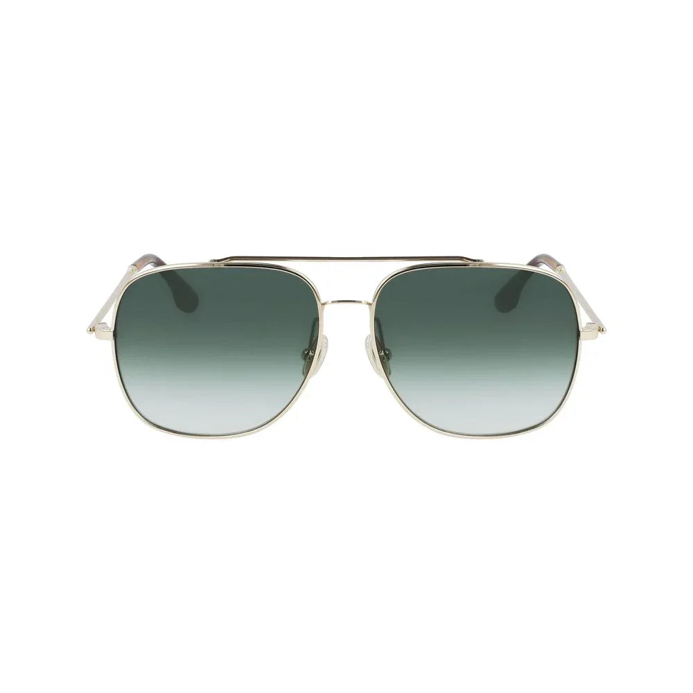 Victoria Beckham Gold Metal Sunglasses - Zeiniez
