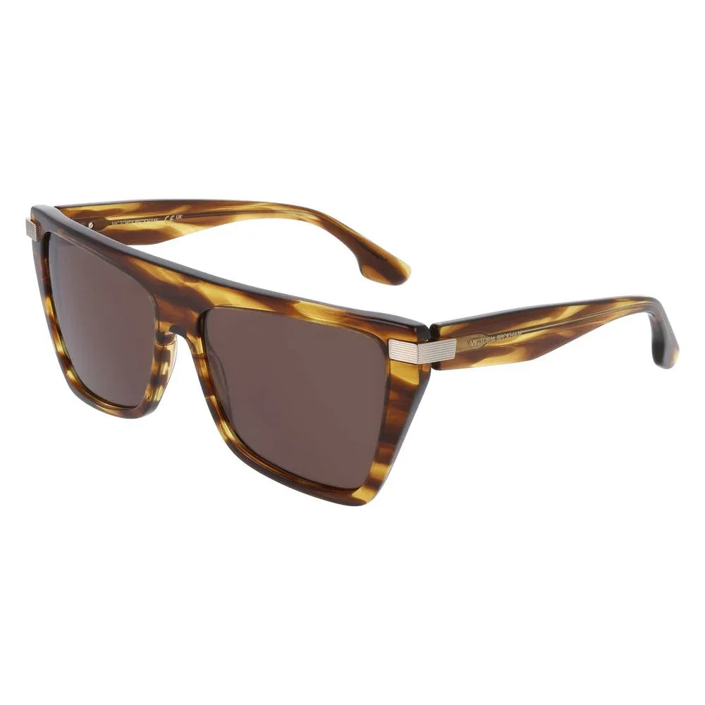 Victoria Beckham Brown Acetate Sunglasses - Zeiniez