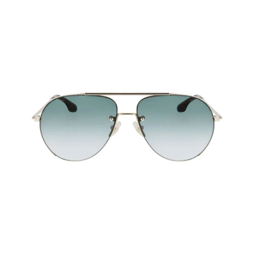 Victoria Beckham Gold Metal Sunglasses - Zeiniez